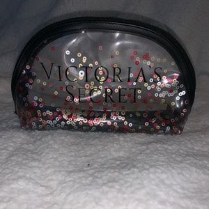 See through Victoria secret make up bag